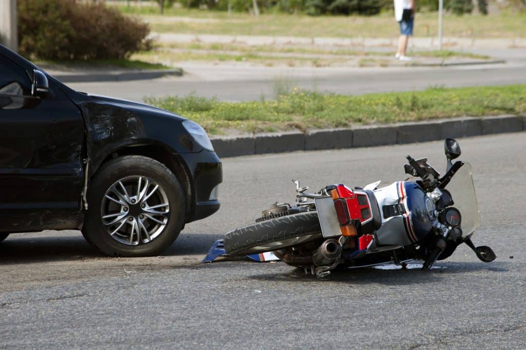 Motorcycle accident Accidente de Motocicleta